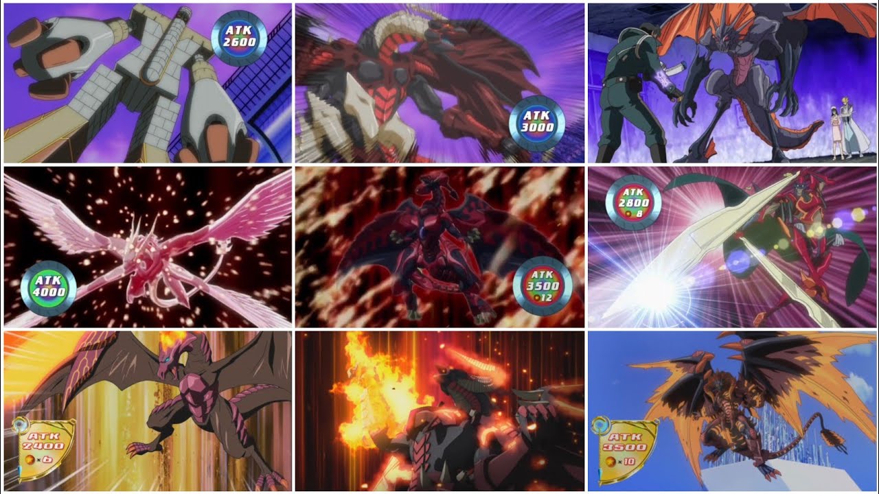 All of Jack Atlas' Extra Deck Summons in Yu-Gi-Oh! 5D's and ARC-V (Subbed)