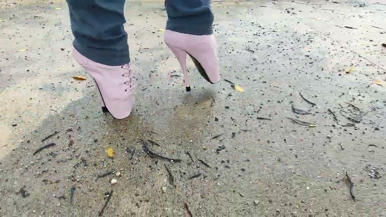 walk ballet boots in outside