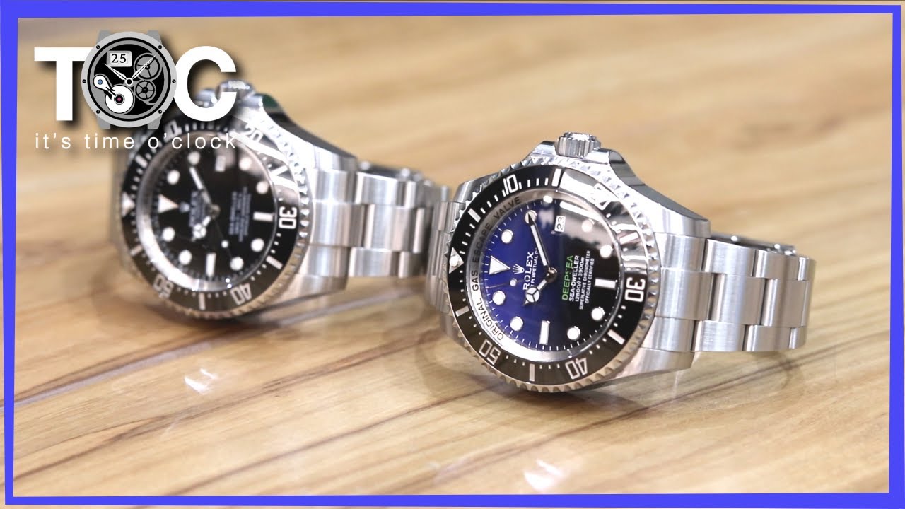Il Rolex con un BUCO nella cassa: Sea-Dweller DEEPSEA a confronto!