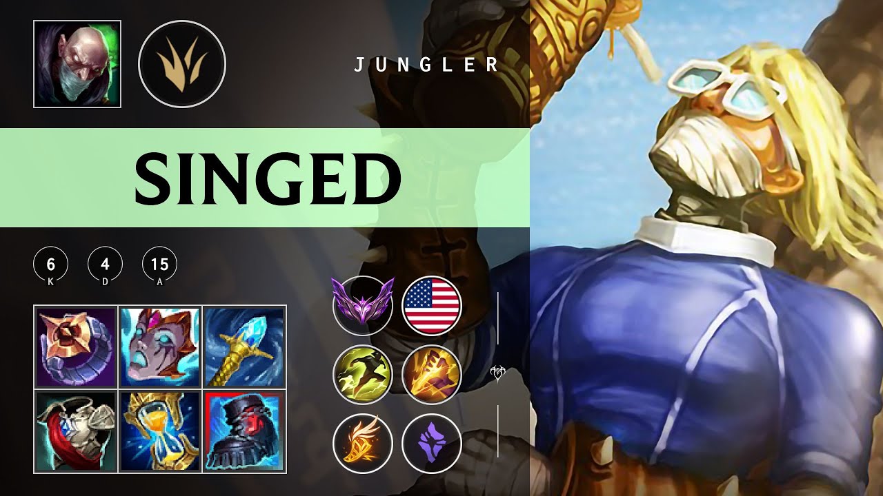 Singed Jungle vs Viego - NA Master Patch 25.22