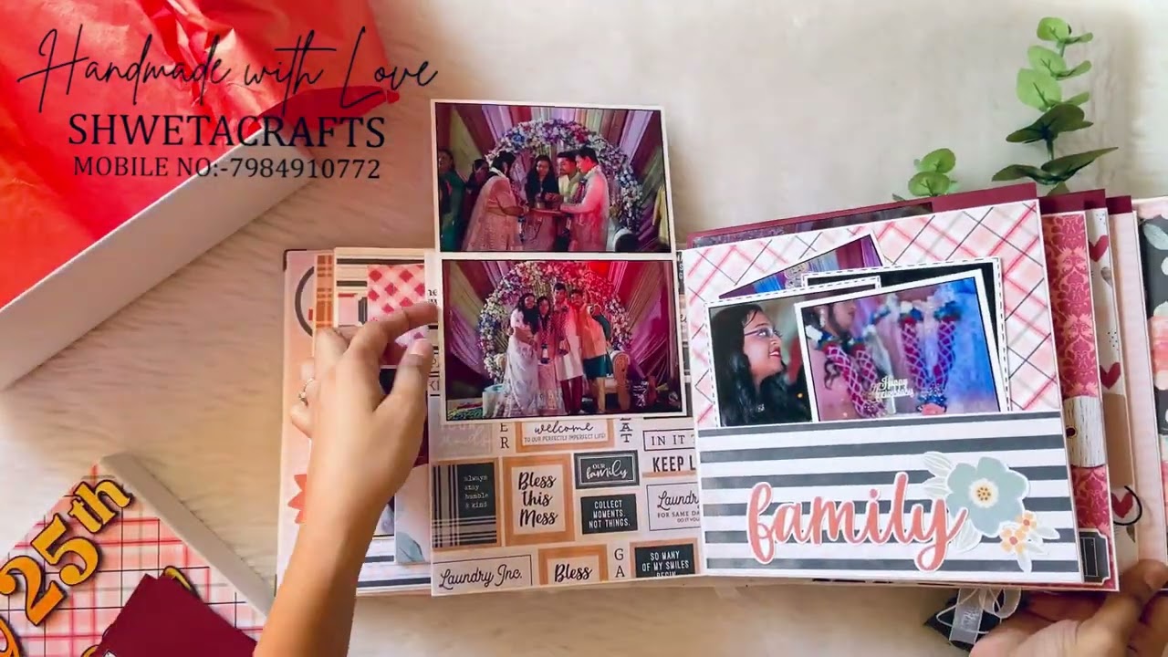 25th Wedding Anniversary Album / Wedding Album / Anniversary Album / Wedding Gift / Anniversary Gift