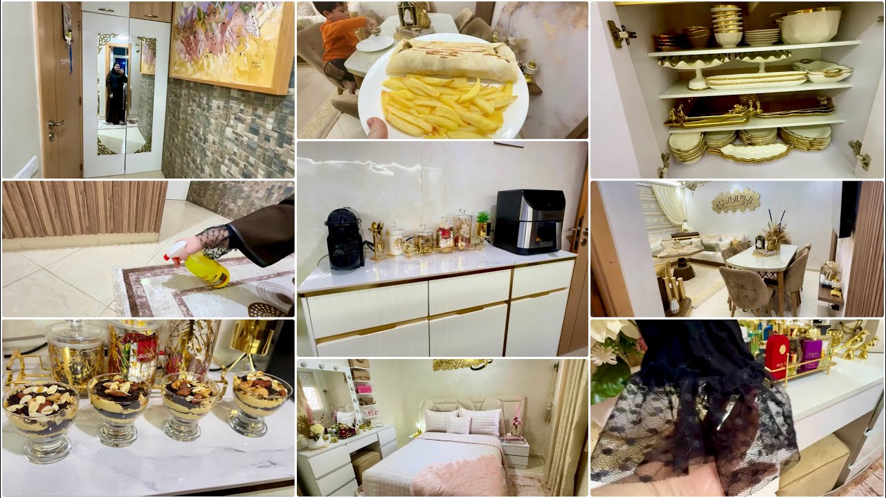 درت بالرأي ديالكم✨تغيير رائع جولة في داري😍الكمام لكندير 🤔روتين كلو حماس✅تحلية بنينة طاكوس منزلي