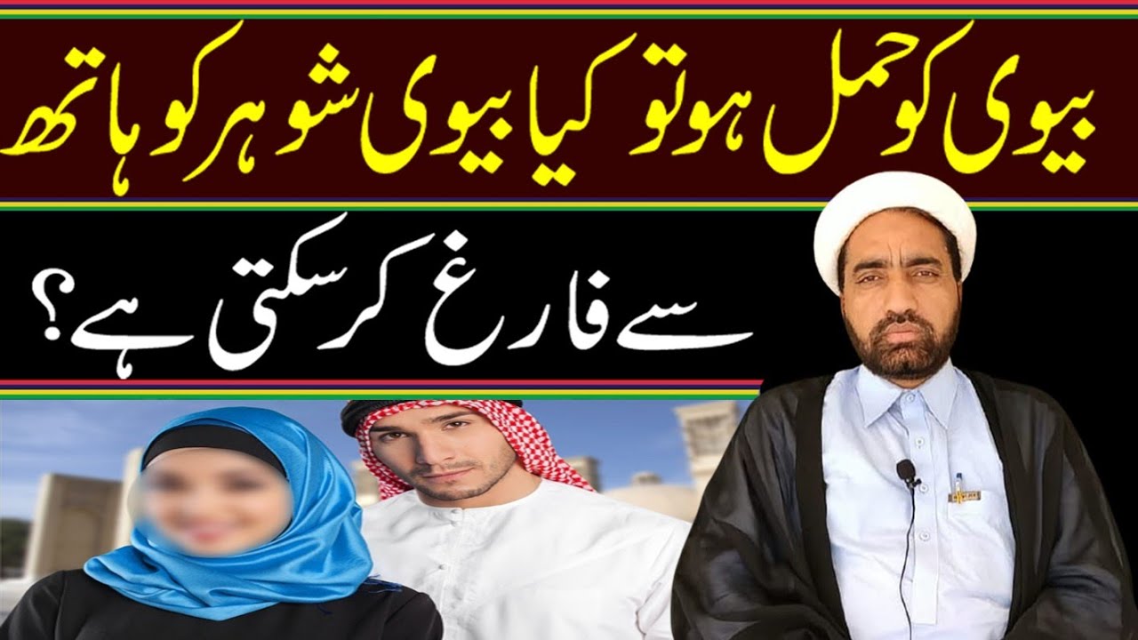 Biwi ko Hamal Ho to Kya Biwi Shohar ko Hath Se Farig Kar Sakti hai ? By Allama fida hussain