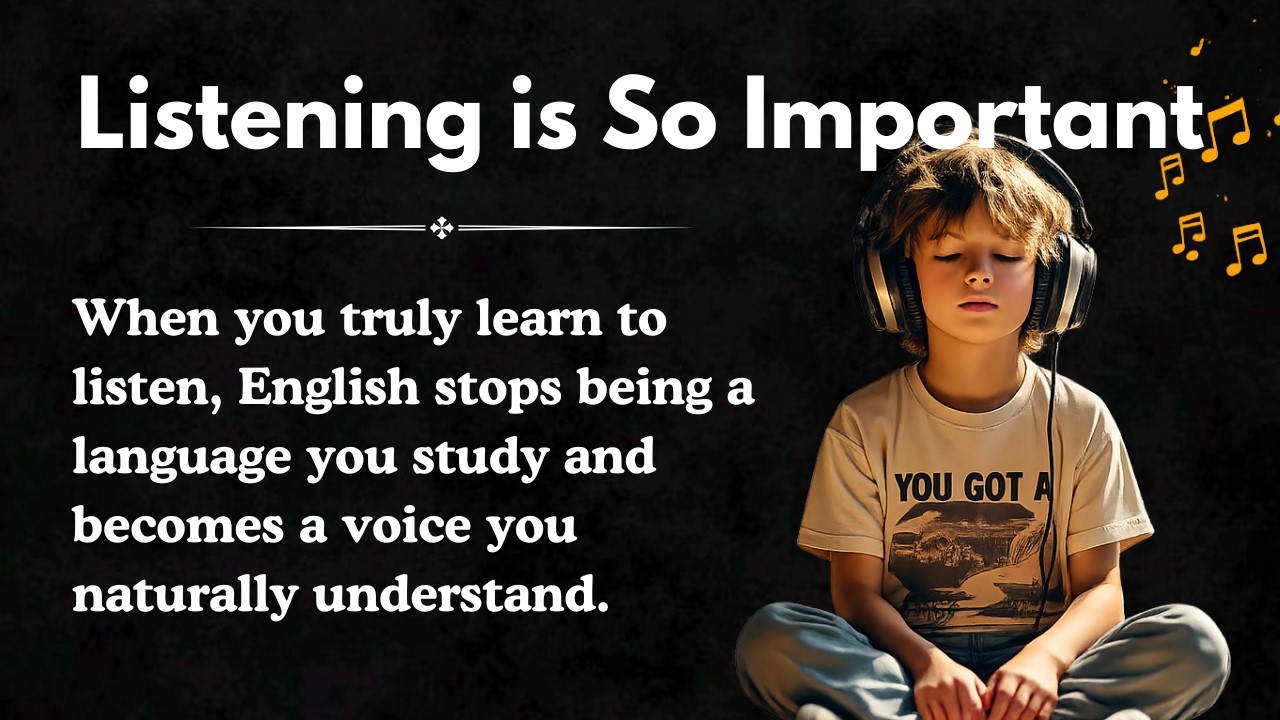 Why Listening Changes Everything 🎧✨  Best Way to Learn English Naturally  English Listening Story