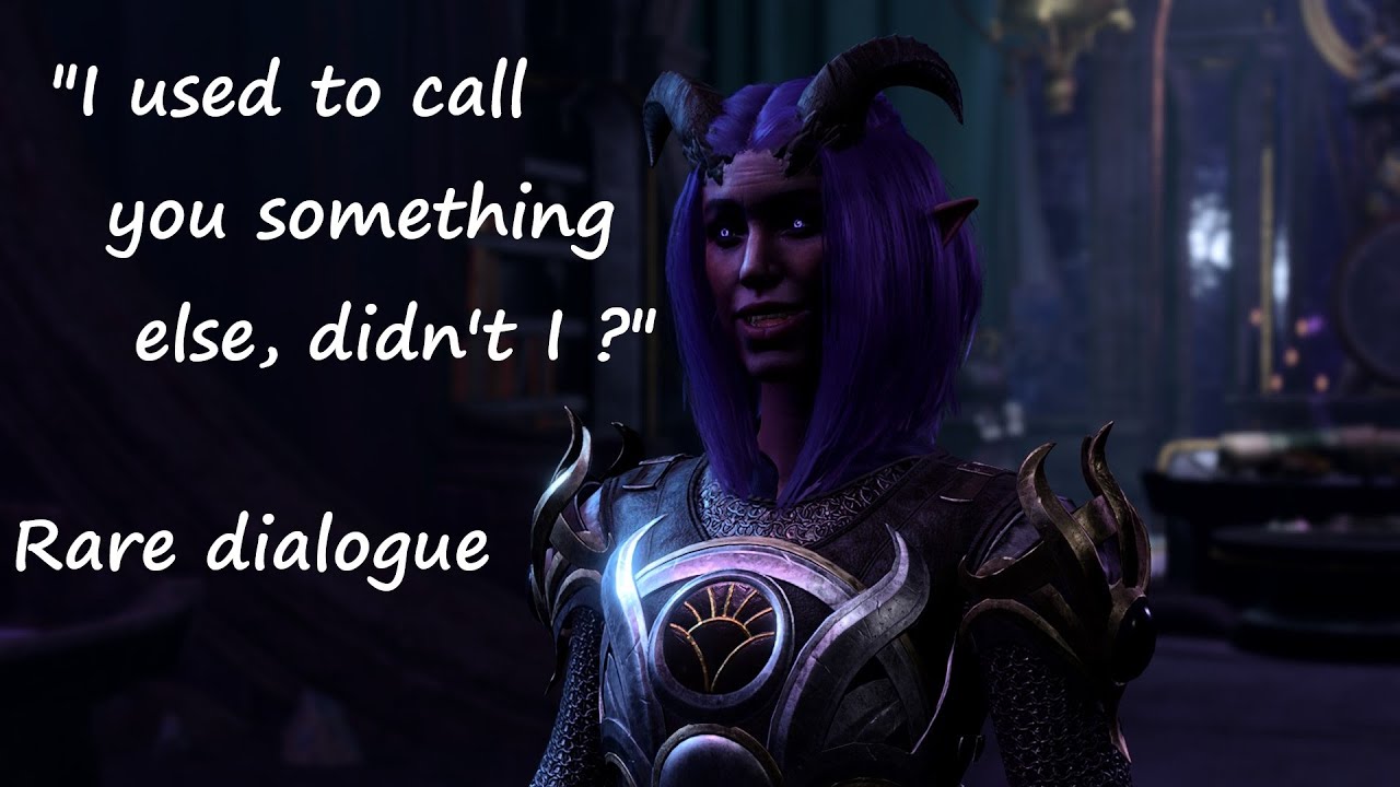 Unique dialogue you can have with Nocturne if Shadowheart has eaten the Noblestalk | Baldur's Gate 3
