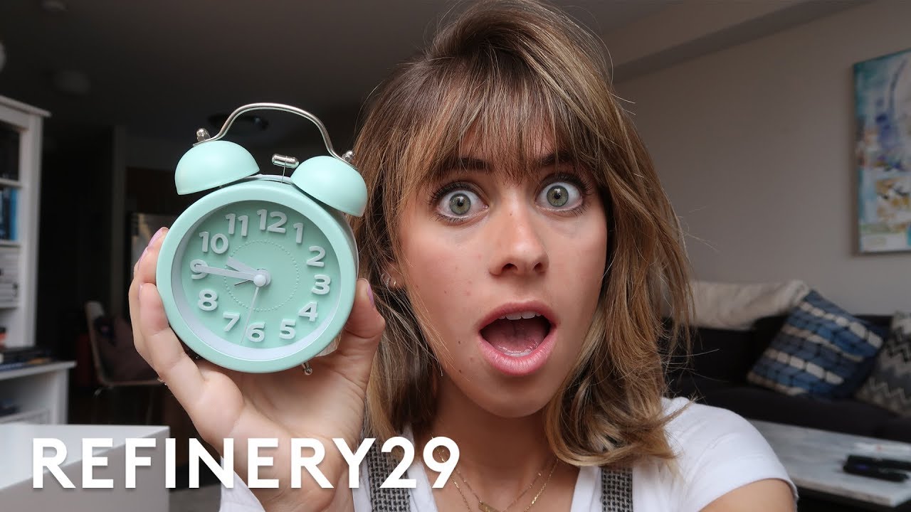 5 Days Of Becoming A Morning Person | Try Living With Lucie | Refinery29