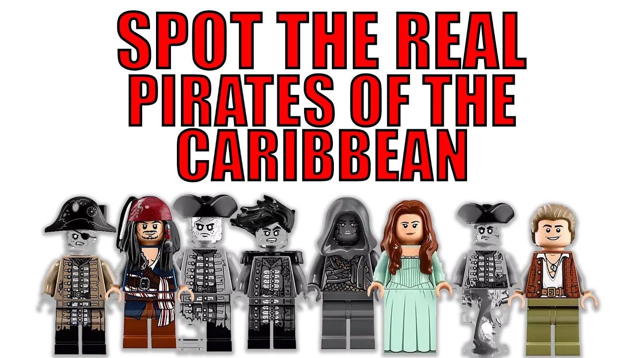 SPOT THE REAL Lego Pirates of the Caribbean minifigures from all Sets & Dead Men Tell No Tales 2017