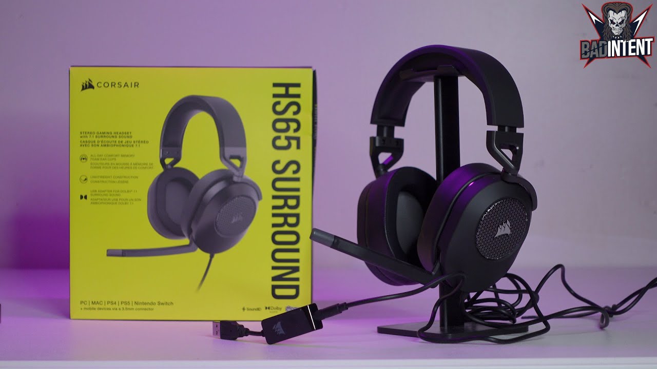 Обзор Corsair HS65 Surround