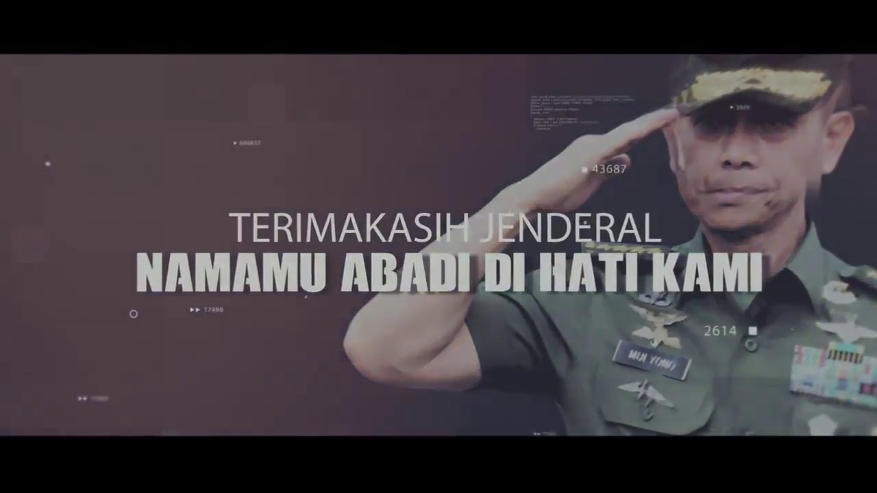 Terimakasih banyak Jenderal TNI Mulyono