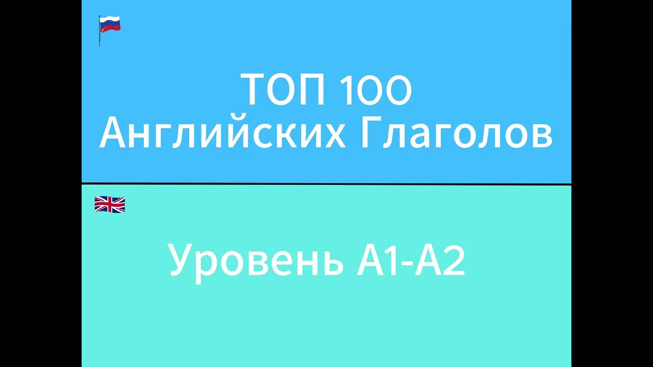 ВЫУЧИ ЭТИ 100 СЛОВ И ЗАГОВОРИ! 90% Английского в одном видео