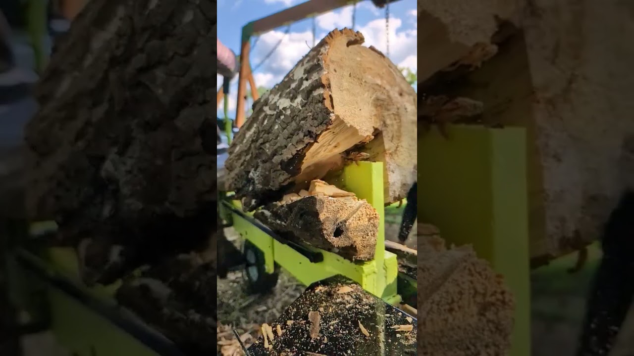 Unboxing and first use of the 18 ton Forest West kinetic log splitter ‼️