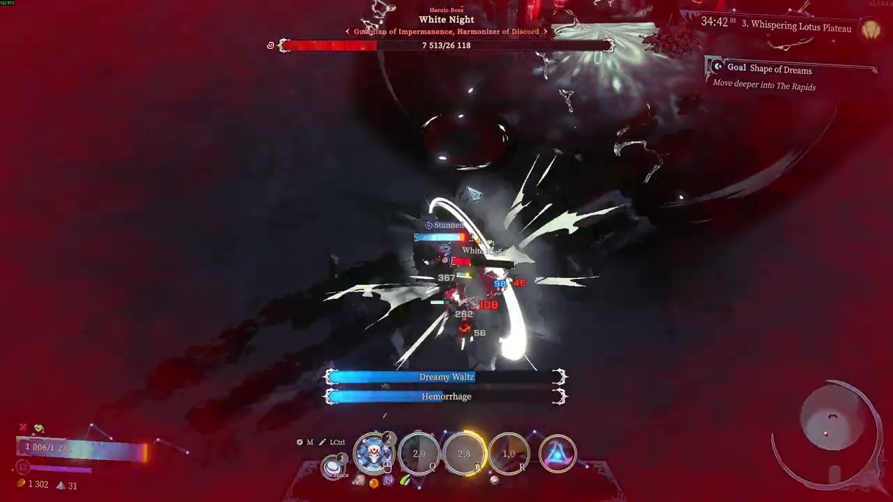 Shape of Dreams White Night boss fight