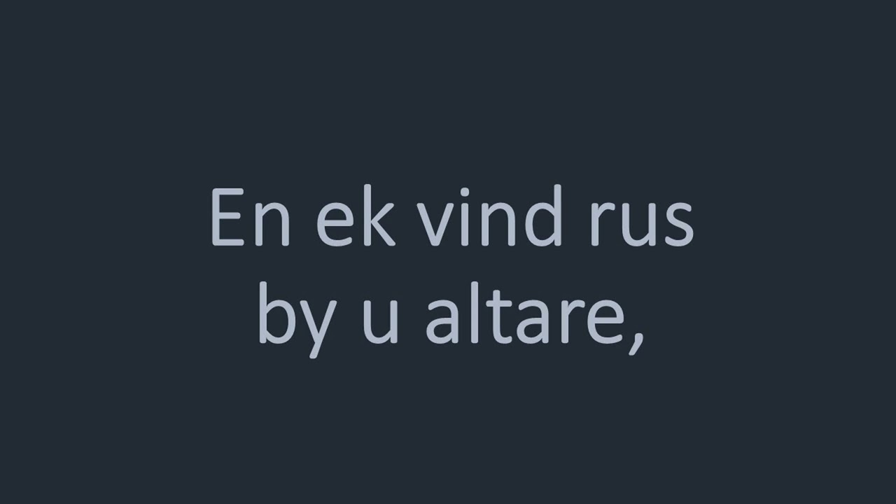Afrikaanse Psalm 84