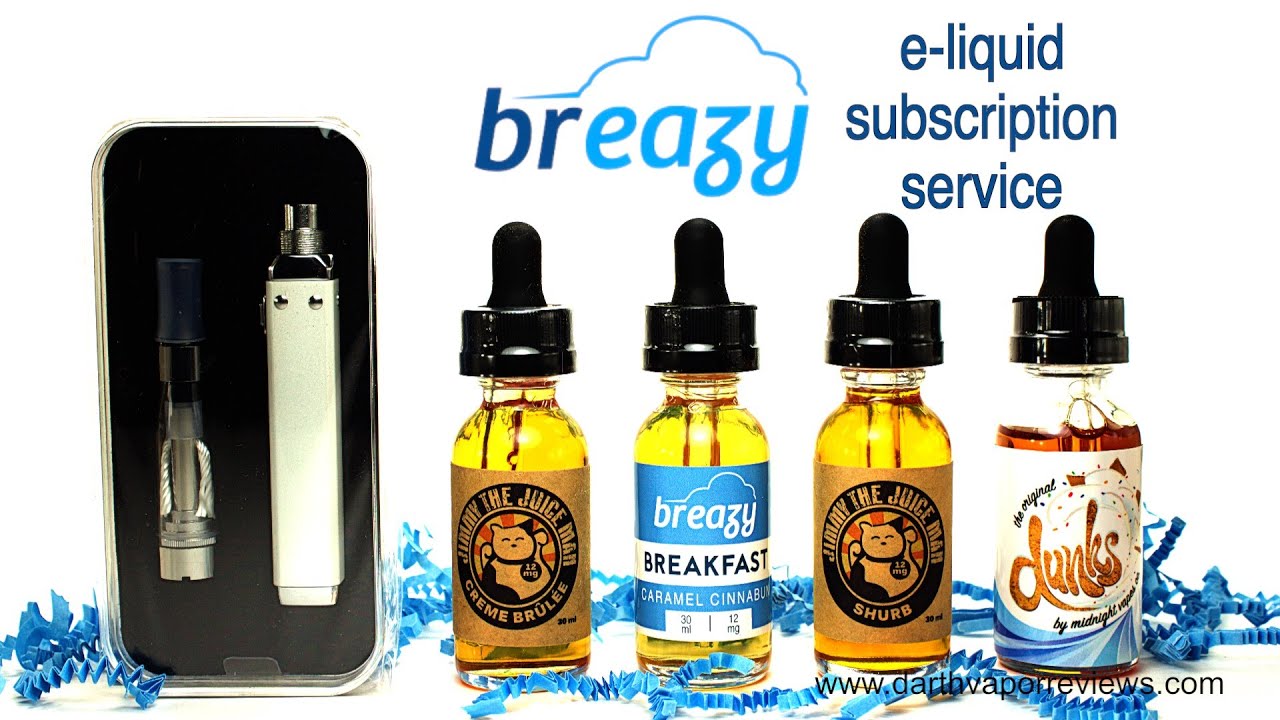Breazy E-Liquid Subscription Service: Breazy Box Deluxe Review