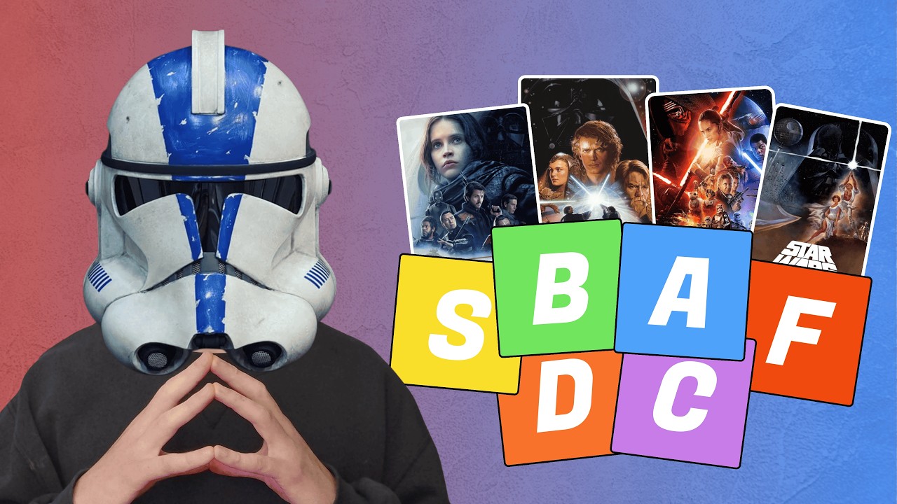 The UNFILTERED Star Wars Movie Tier List