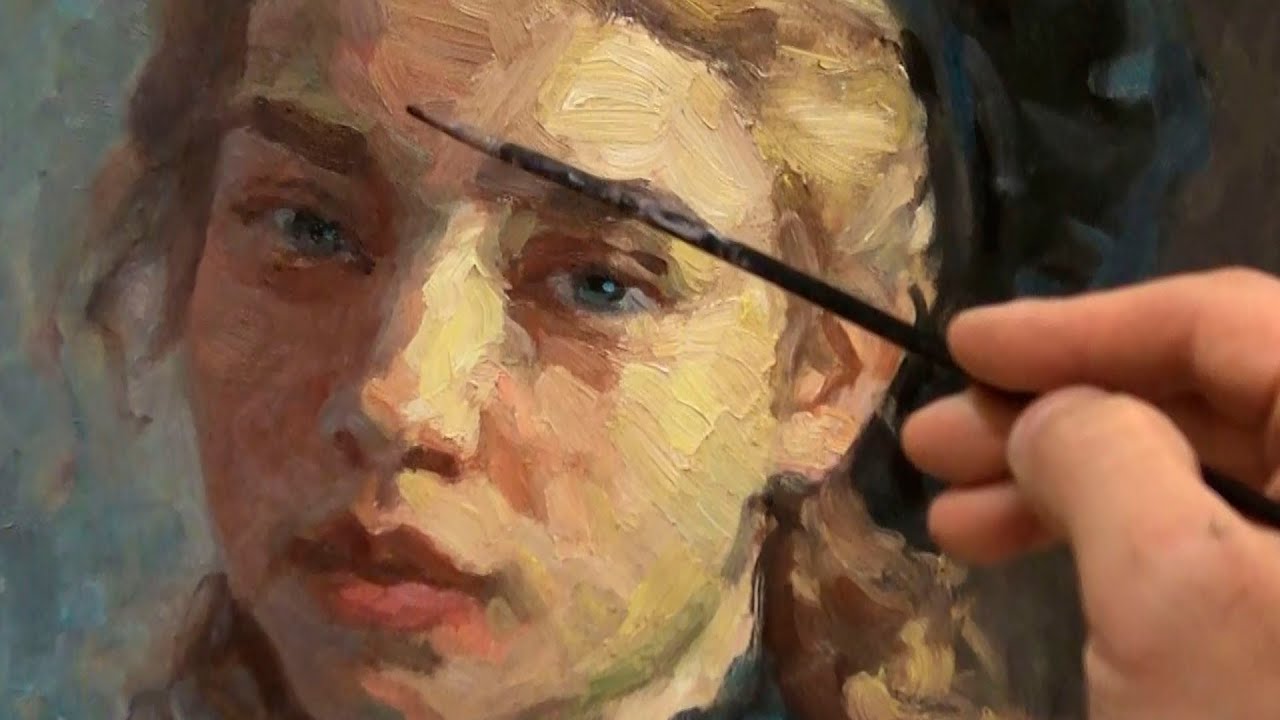 Anti Loomis Beginner painting demo in oils, full process.