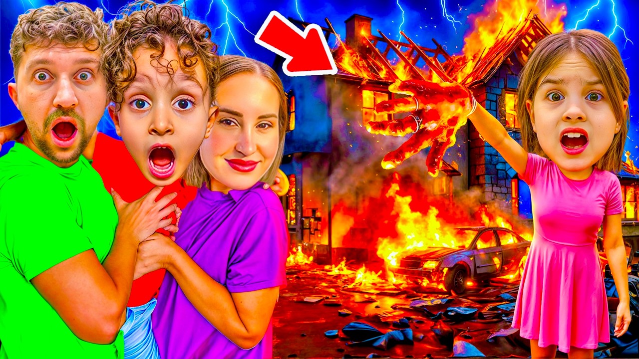 EVİMİZDE YANGIN ÇIKTI !! KUZEY ELİF YANGINDAN KAÇIŞ !! ODAM ALEVLER İÇİNDE YANDI !!