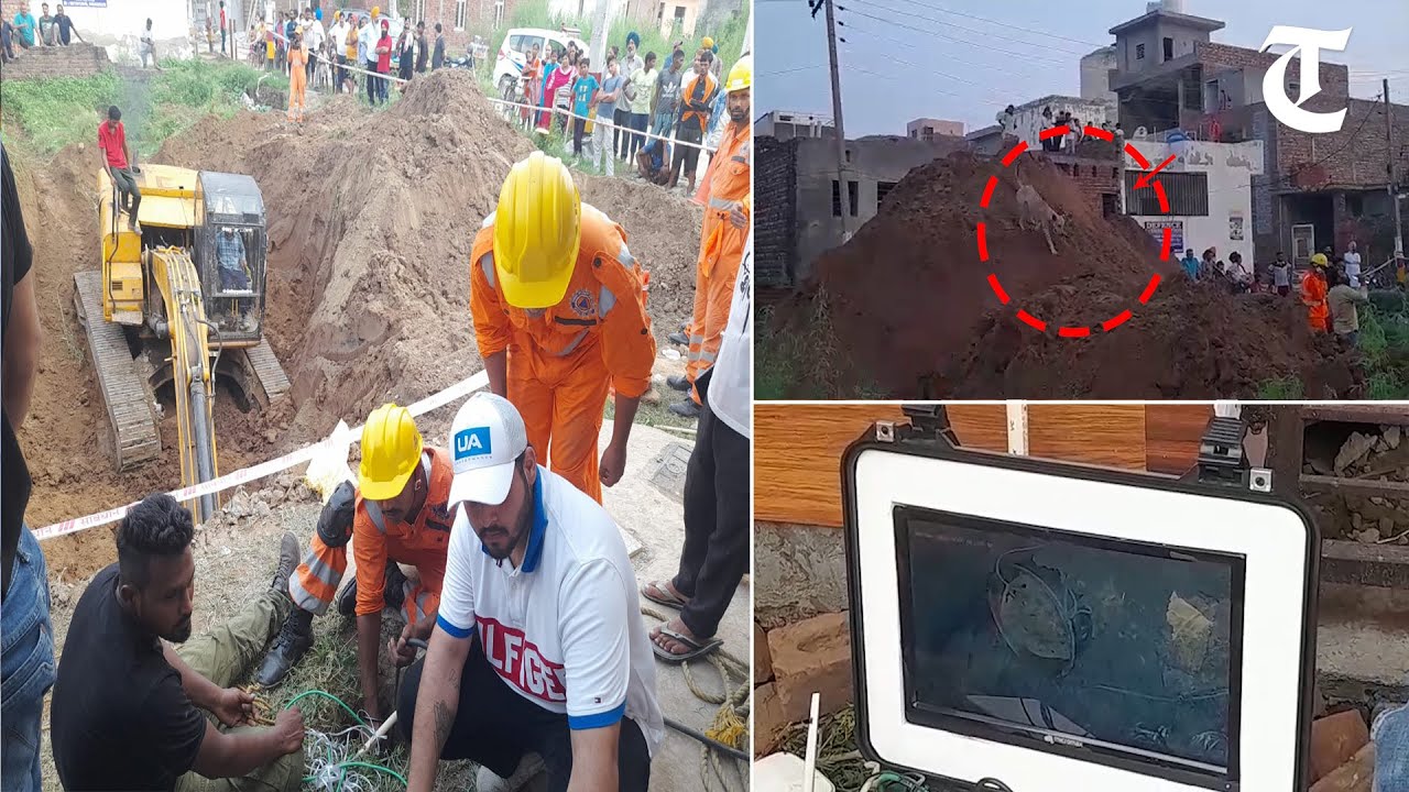 3 puppies fall into borewell in Kharar; NDRF team reaches to rescue them