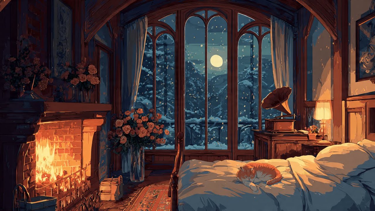 it's rainy night in 1940's with soft oldies playing in another room, Vol. 10