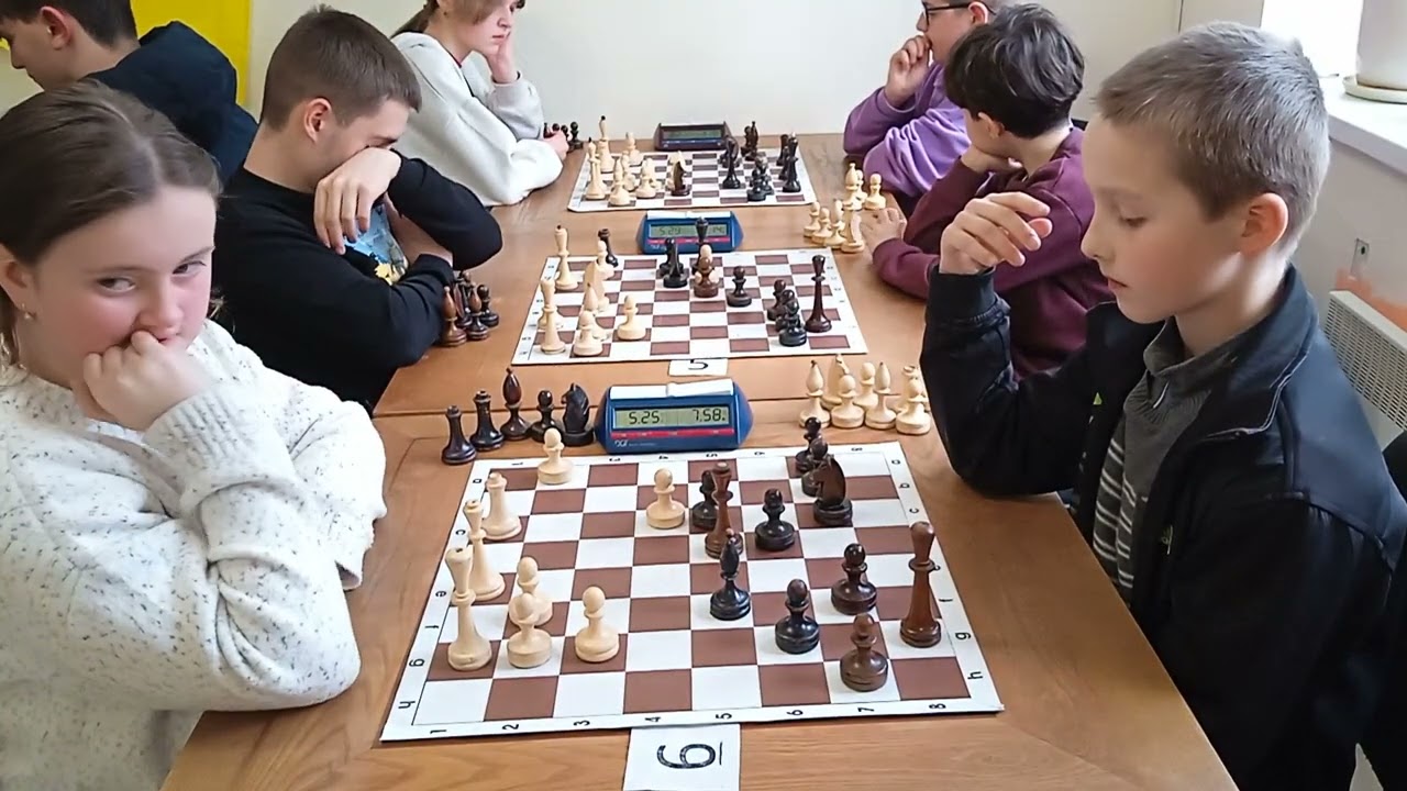 Віддав туру — забрав дві фігури | Чемпіонат Прикарпаття (U14) – 2026 | Рапід | Раунд 8 | Дошка 6-5-4
