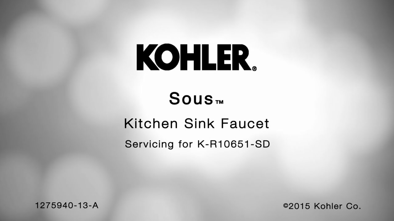 Как ухаживать за смесителем для кухонной мойки KOHLER® Sous® | Пошаговое руководство
