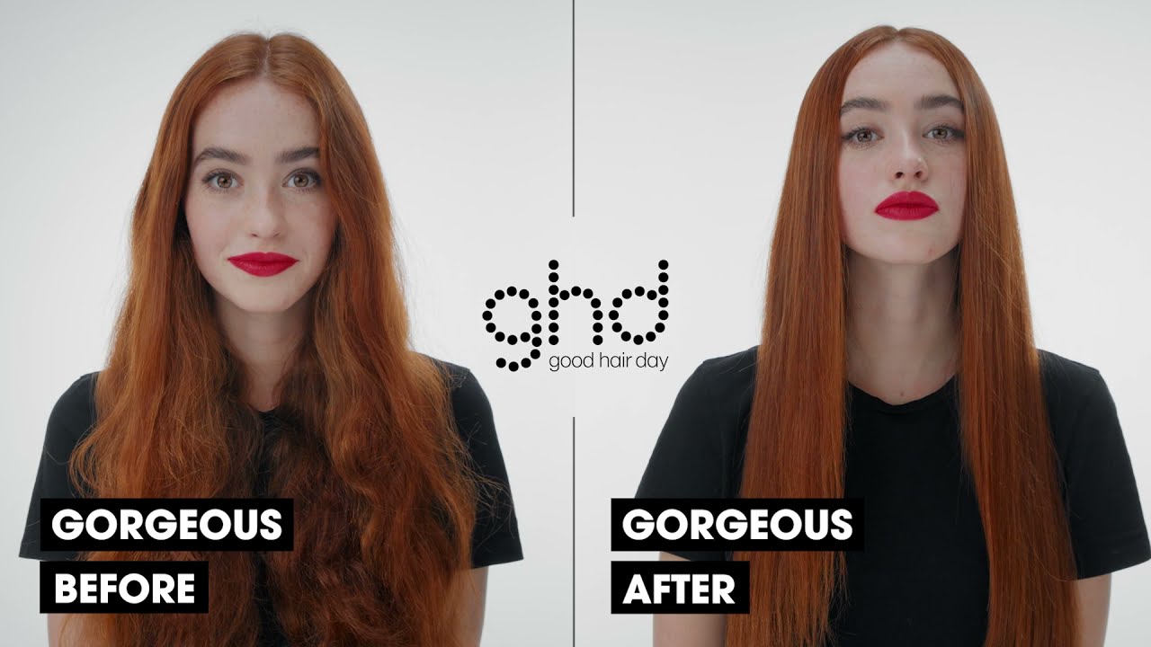 How To Straighten Long Hair using ghd max