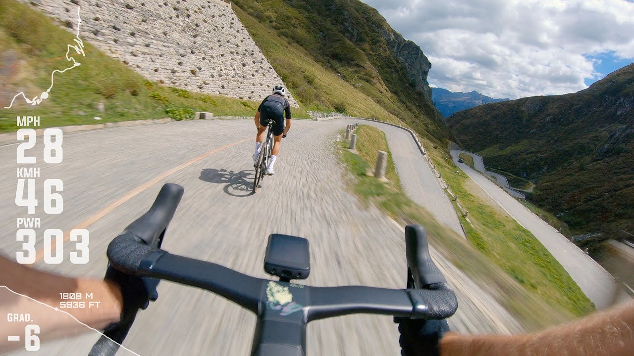 Rattling Down The Tremola's famous cobblestones | Switzerland raw runs [#7]