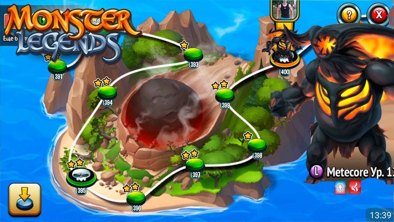Босс Igursus 400 остановка карта странствий Monster Legends прохождение