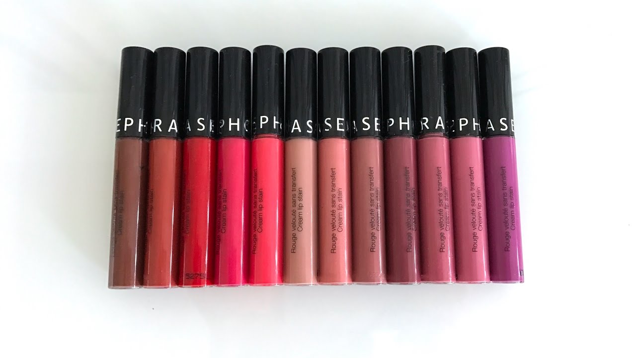 [Revue/Swatches] Les Rouges Veloutés Sans Transfert de Sephora (Cream Lip Stain)