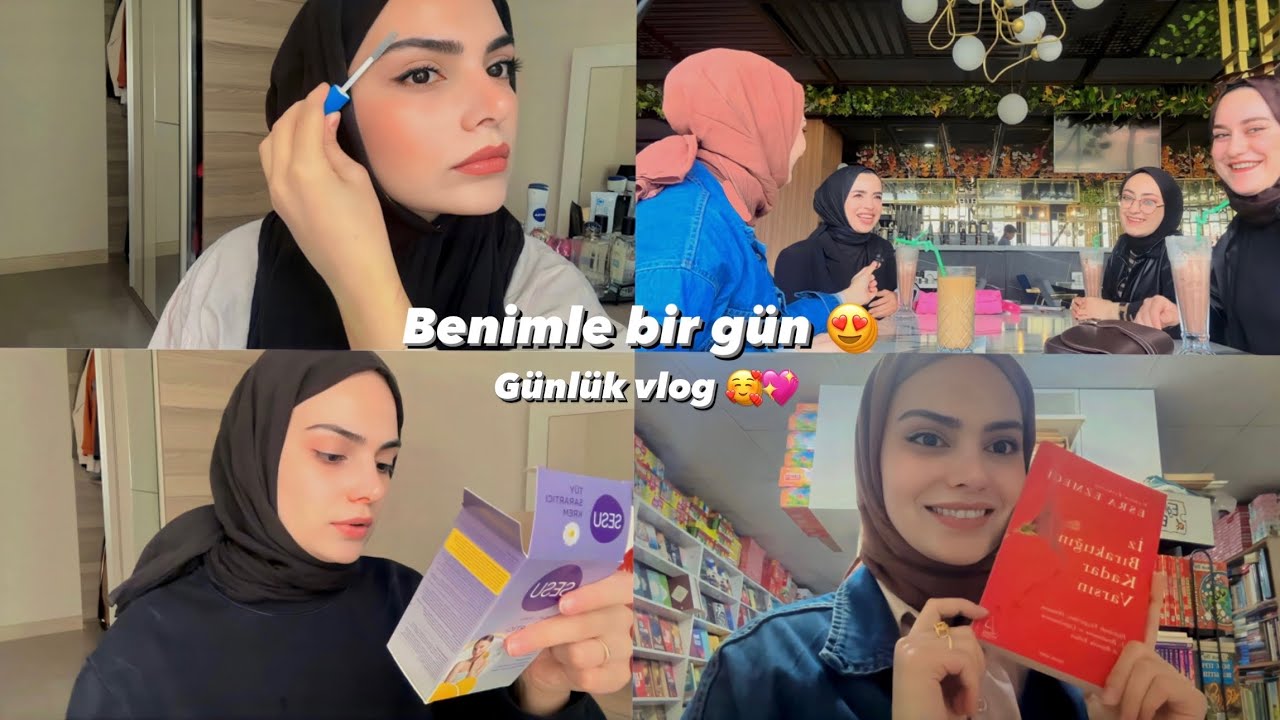 Benimle bir gün❣️günlük makyajım💄takipçilerimle buluşuyorum 🥰 kaşlarımın rengini açıyoruz 🐣