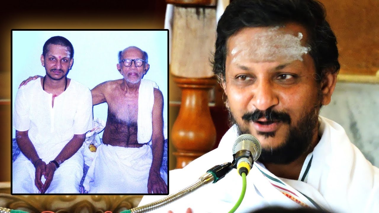 Sri Nochur Venkataraman about Balakrishnan Sir - 1 (ശ്രീ നൊച്ചൂർ സ്വാമികൾ ബാലകൃഷ്ണൻ സാറിനെ കുറിച്ച്)