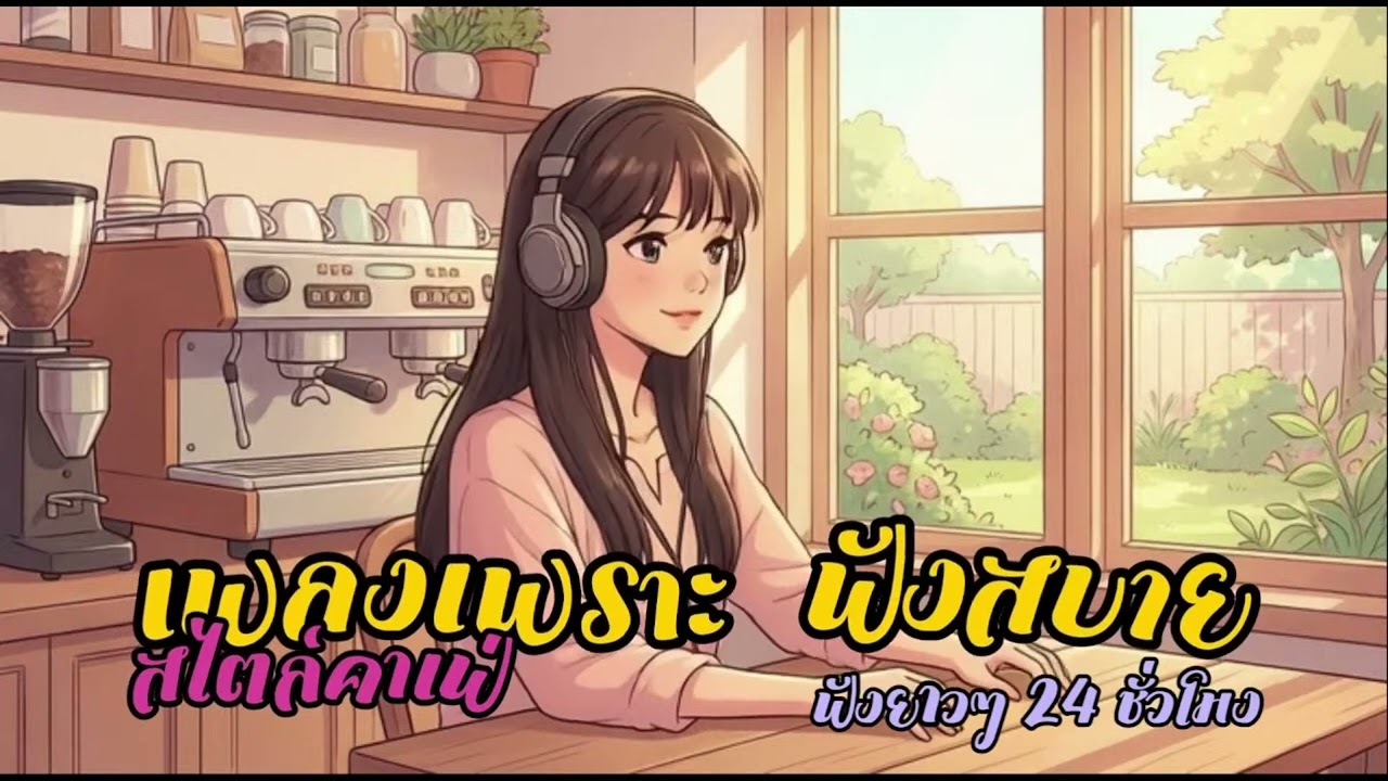 รวมเพลงเพราะ ฟังสบายๆ เพลงคาเฟ่ เปิดคลอเวลาทำงานหรืออ่านหนังสือ 🎧☕