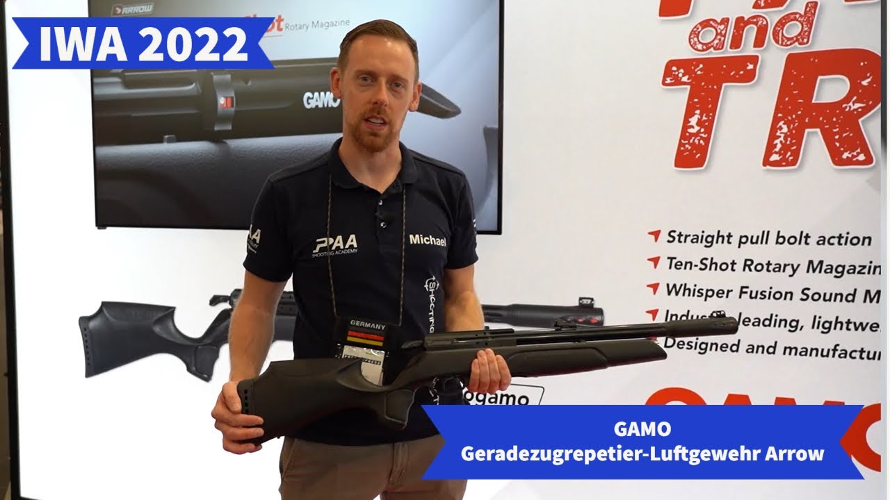 IWA 2022: GAMO - Geradezugrepetier-Luftgewehr Arrow