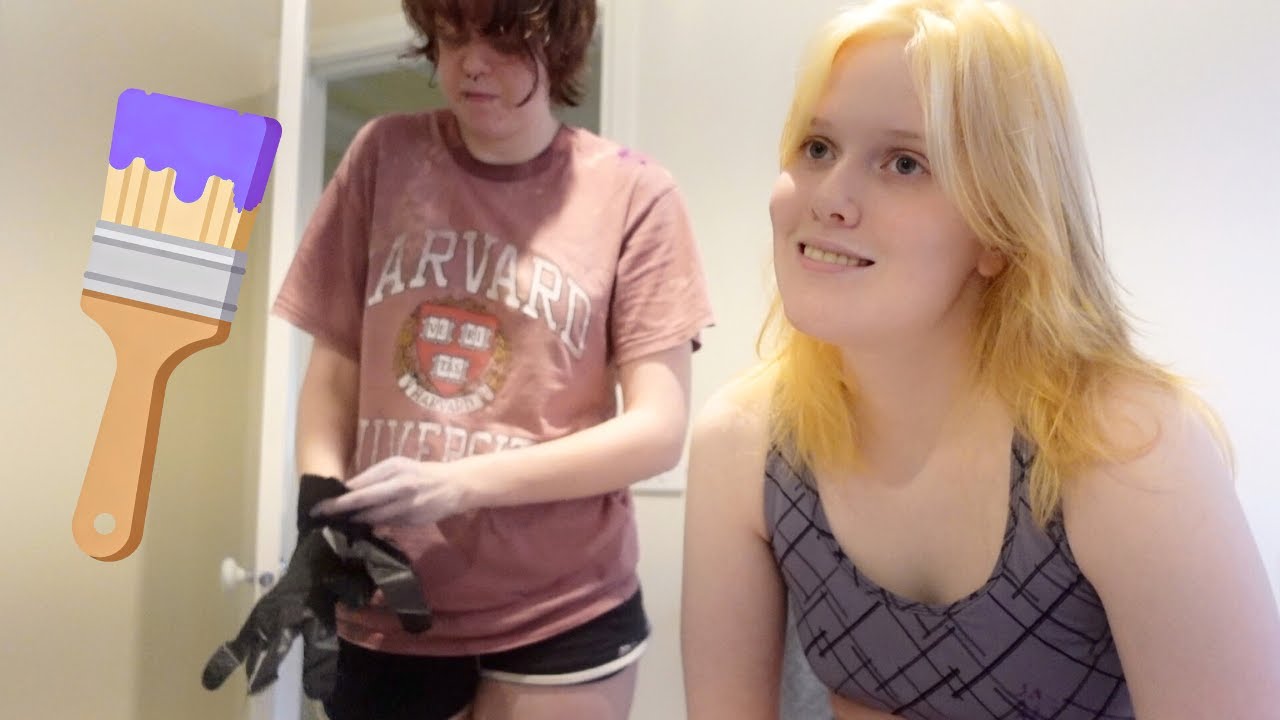 dying our hair purple