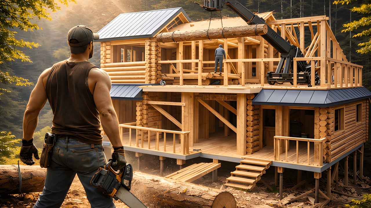 One Man Built This Off Grid House From Nothing in 120 Weeks | Start to Finish
