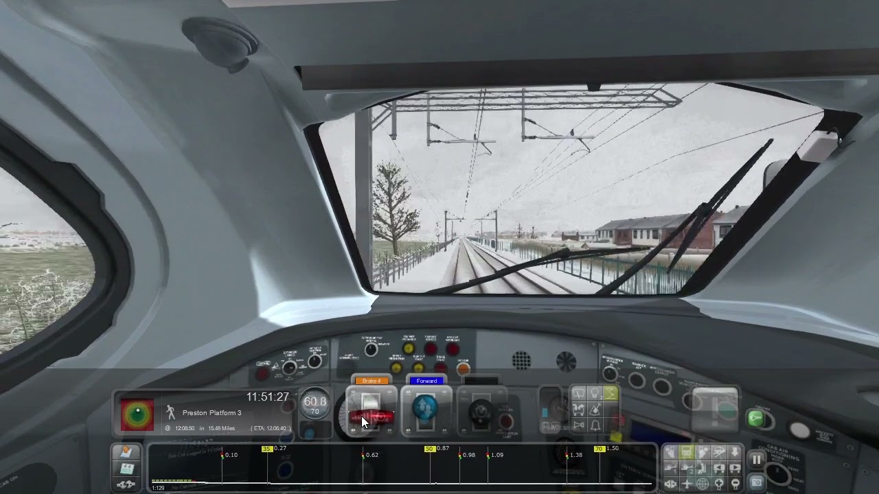 Train Simulator Driving An Avanti West Coast (Class 390) From Blackpool North To London Euston