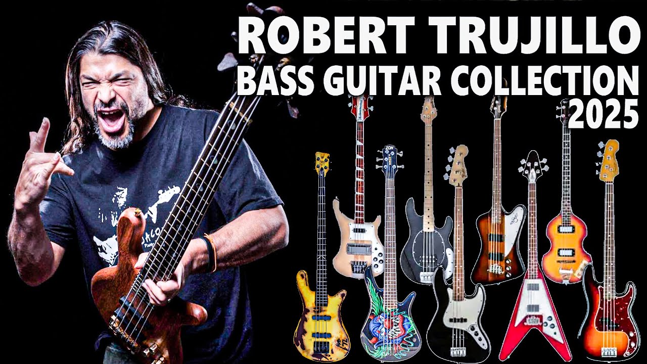 All Robert Trujillo's Bass Guitars Collection 2025