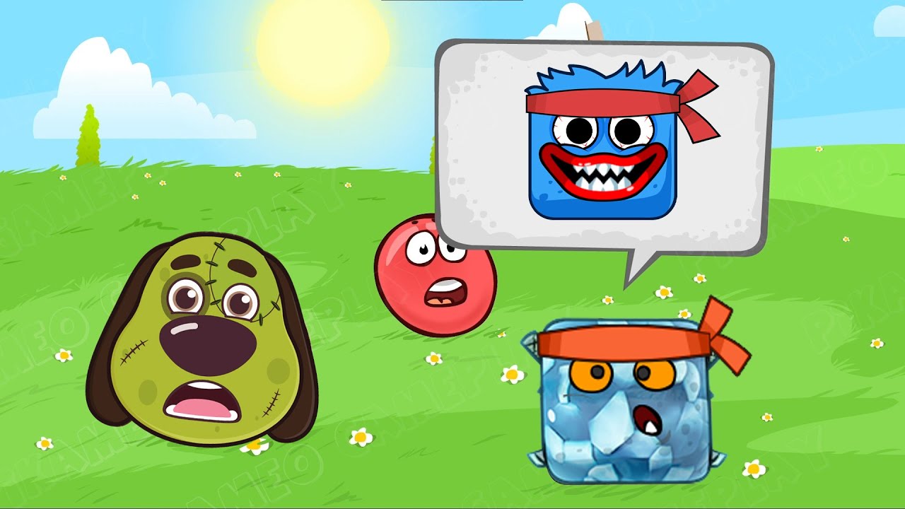 Red Ball 4 | Zombie Ben In Red Ball 4 Vs Ice Boss Stage 3