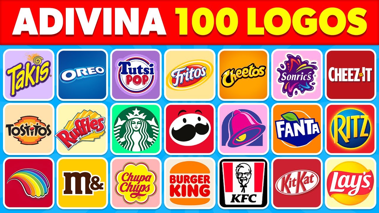 Adivina el Logo de Comida R&aacute;pida en 3 Segundos | 100 Logos Famosos 🍔🍫 Quiz de Logos - Logotipos