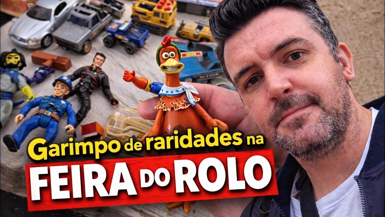 Caçada de BRINQUEDOS e COLECIONÁVEIS na melhor FEIRA DE ANTIGUIDADES de SP