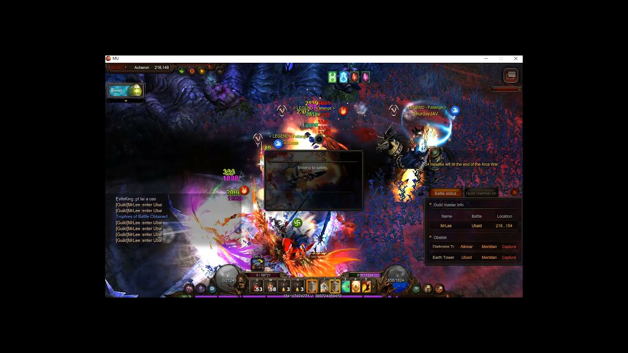 WIN- Arka MU Online 05/16/2021 - Legend Guild Winning with collective strength