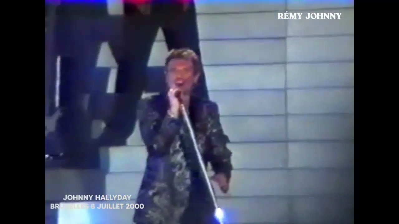 Johnny Hallyday Stade Roi-Baudouin Bruxelles 8 Juillet 2000