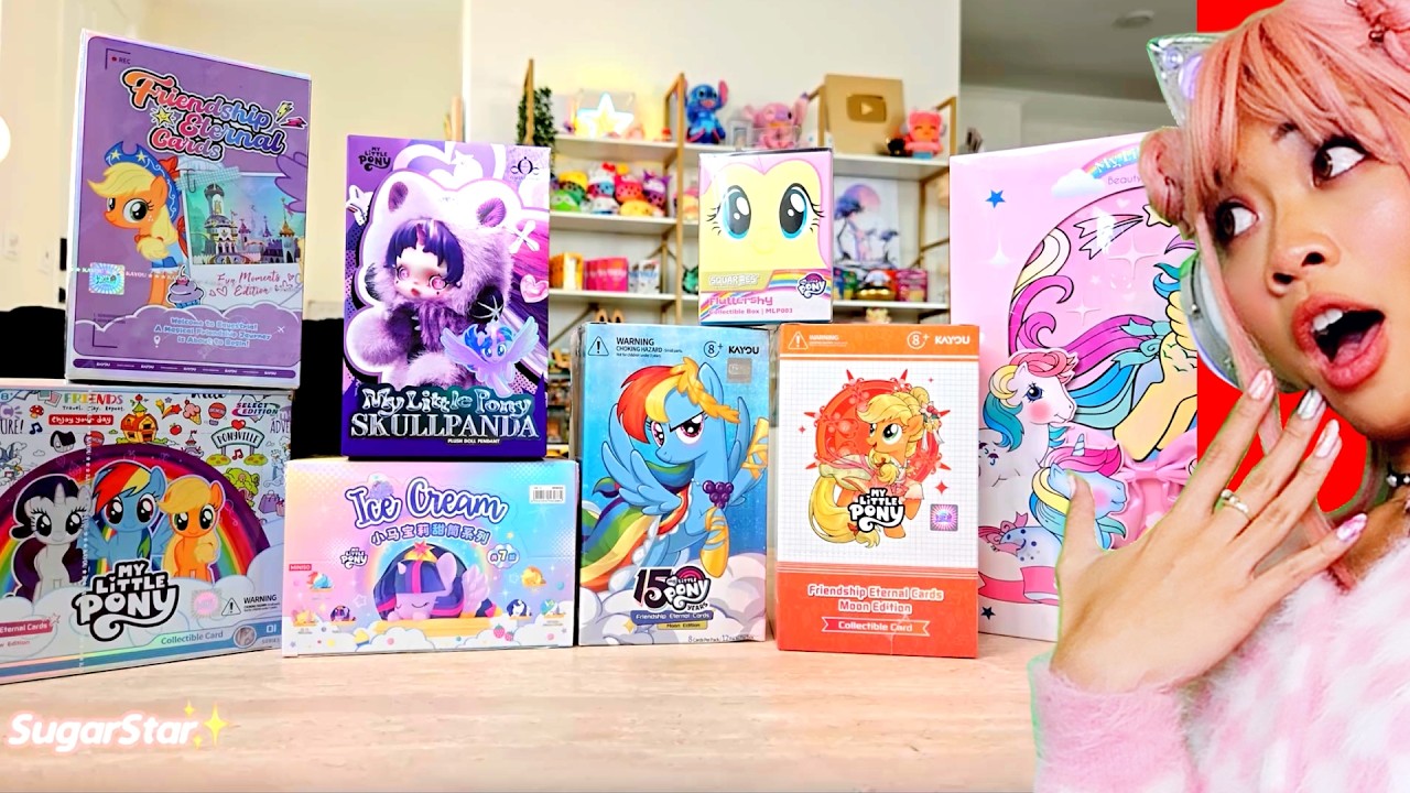 SUGARSTAR FOUND MY LITTLE PONY STUFF! Skullpanda, Miniso, and more!