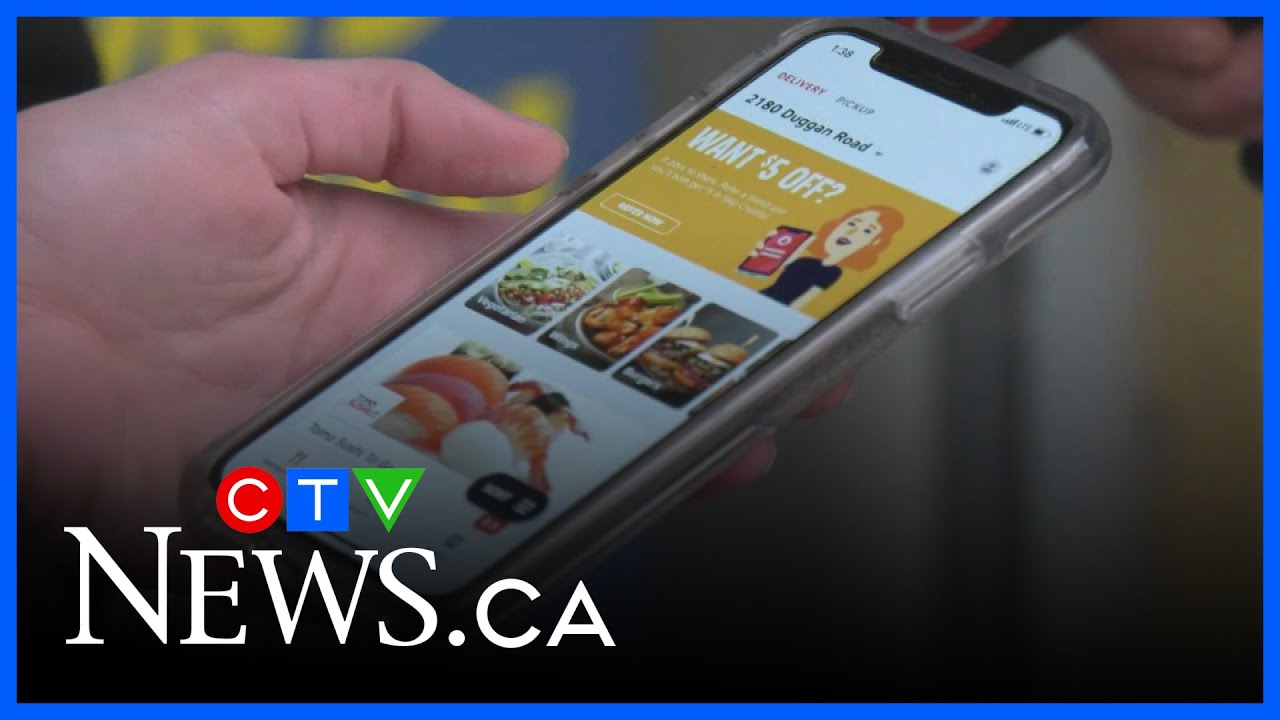 Study shows increasing use of food delivery apps by Canadians