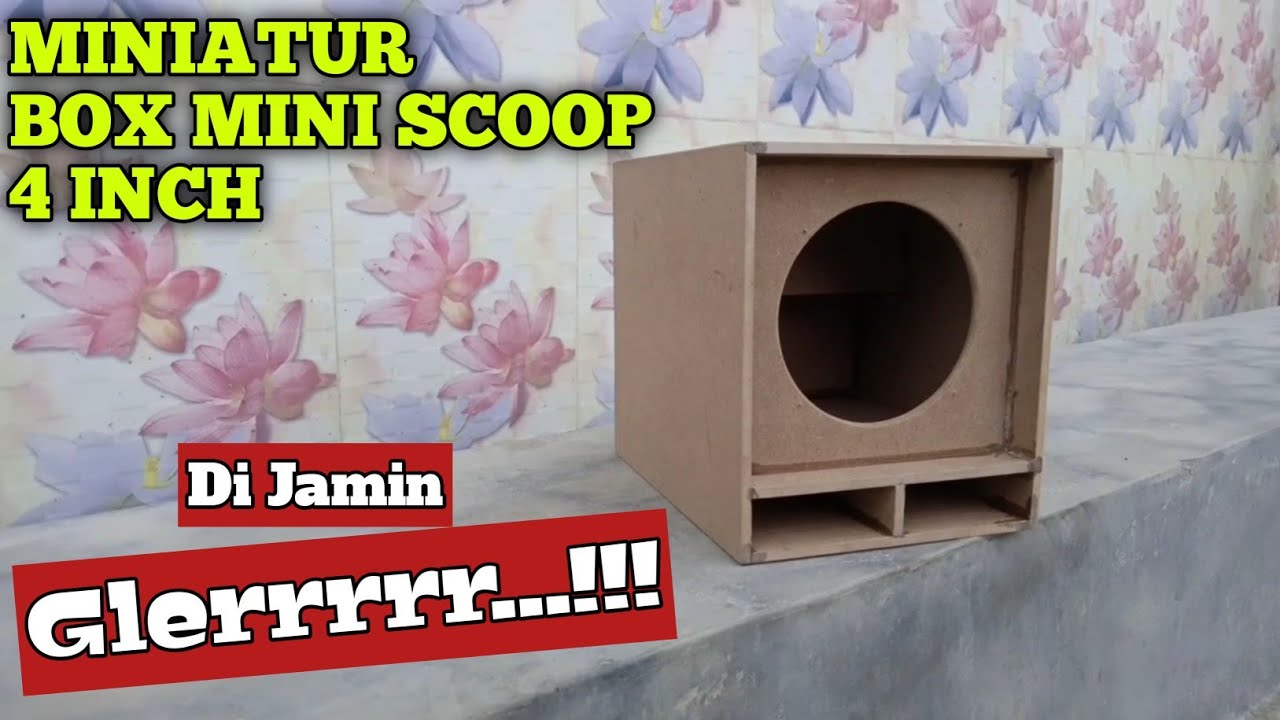 Miniatur Box Mini Scoop 4 Inch