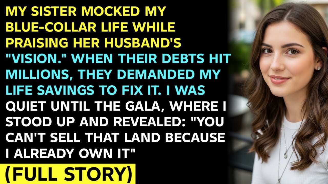 MY SISTER MOCKED MY BLUE-COLLAR LIFE WHILE PRAISING HER HUSBAND'S 