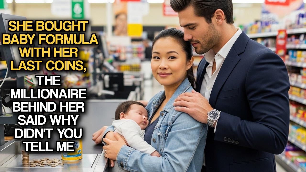 She Bought Baby Formula With Her Last Coins, the Millionaire Behind Her Said Why Didn't You Tell Me