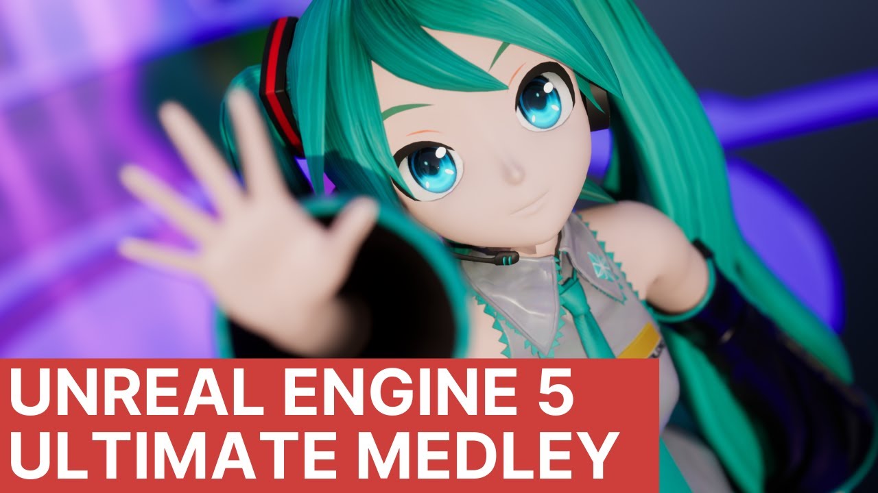 [Unreal Engine 5][Project Diva X] Ending Medley - Ultimate Exquisite Rampage [Playstation 5?][MMD]