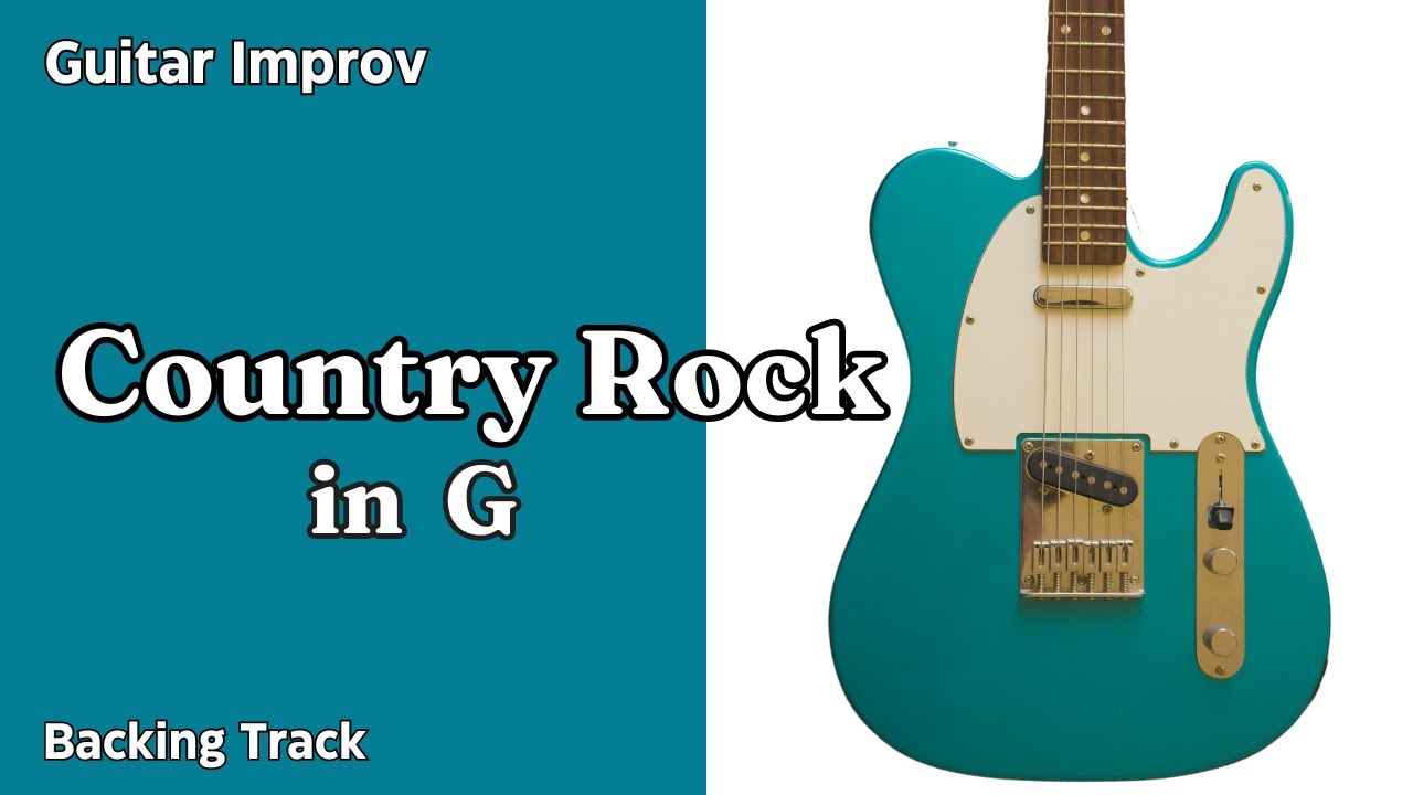 Country Rock in G - Guitar Backing Track Jam