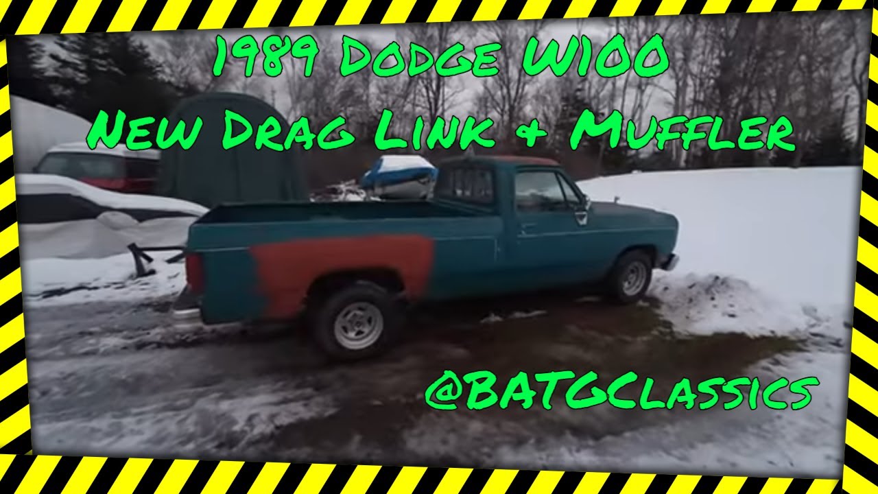 Dodge W100 1989 года: рулевая тяга и новый глушитель. Эпизод 11.